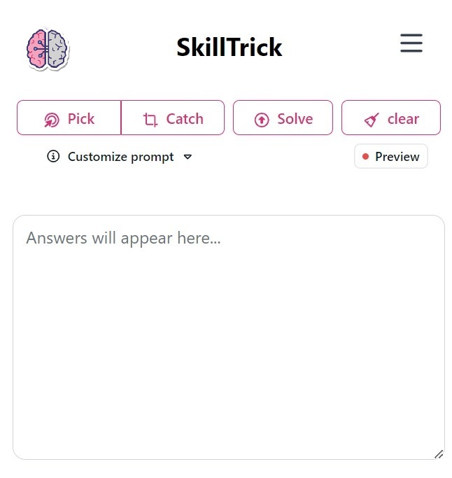 Skilltrick app screenshot